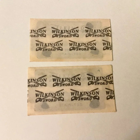 Vintage Wilkinson Sword Safety Razor Blades Lot of 2 Made in England - Picture 1 of 6